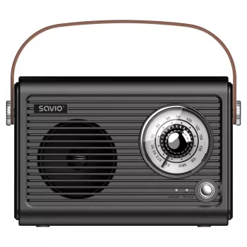 Nešiojamas radijo imtuvas Savio RS-01 Analog Black