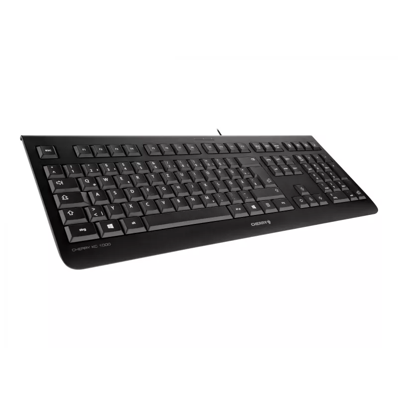 Cherry KC 1000 – klaviatūra – Šiaurės šalių išdėstymas – juoda