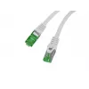 Patchcord Cat.7 S/FTP LSZH CU 2M pilkas, išlaikęs Fluke testą