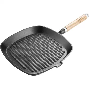 Lamart LT 1063 keptuvė-grilis, 24 cm – ketaus su nelimpančia danga
