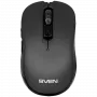 Belaidė pelė Sven RX-560SW juoda (tyli, 5+1 mygtukas, 800-1600 DPI, Soft Touch, blisteris)