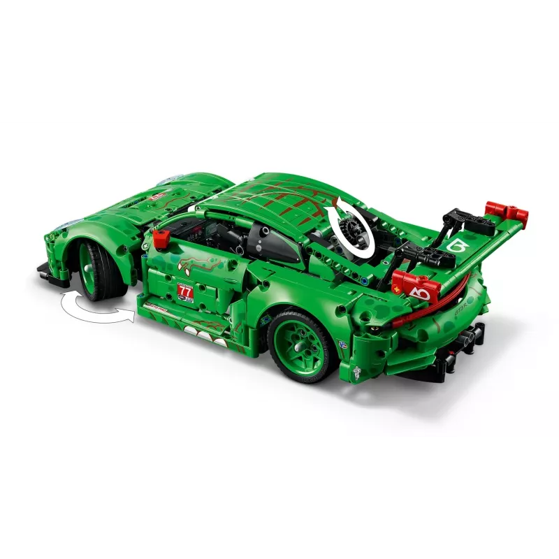 LEGO TECHNIC 42224 Porsche 911 GT3 R REXY AO Lenktyninis Automobilis