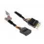 Vidinis USB kabelis Akasa EXUSBI-40 0,4 m USB 2.0 Kištukas