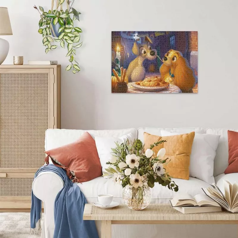 Dėlionė Disney Collector's Edition - Ledis ir Valkata (1000 dalių)