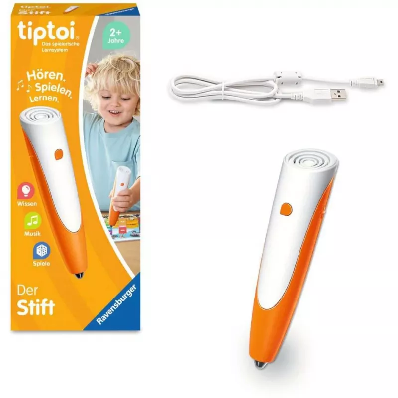 Mokomoji rašiklis Ravensburger tiptoi 00111 Oranžinė Balta