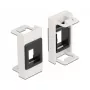 Keystone laikiklis DeLOCK Easy 45 modulis 22,5 x 45 mm baltas juodas
