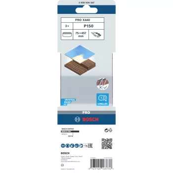 Bosch X440 Best for Wood and Paint šlifavimo juosta