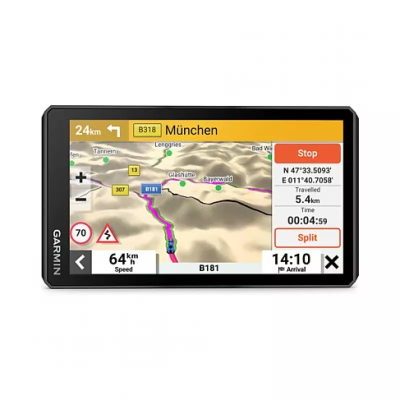 Nešiojamas GPS navigatorius GARMIN ZUMO XT2 6 colių jutiklinis ekranas, 32 GB vidinė atmintis, MicroSD palaikymas, IPX7, Bluetooth/Wi‑Fi