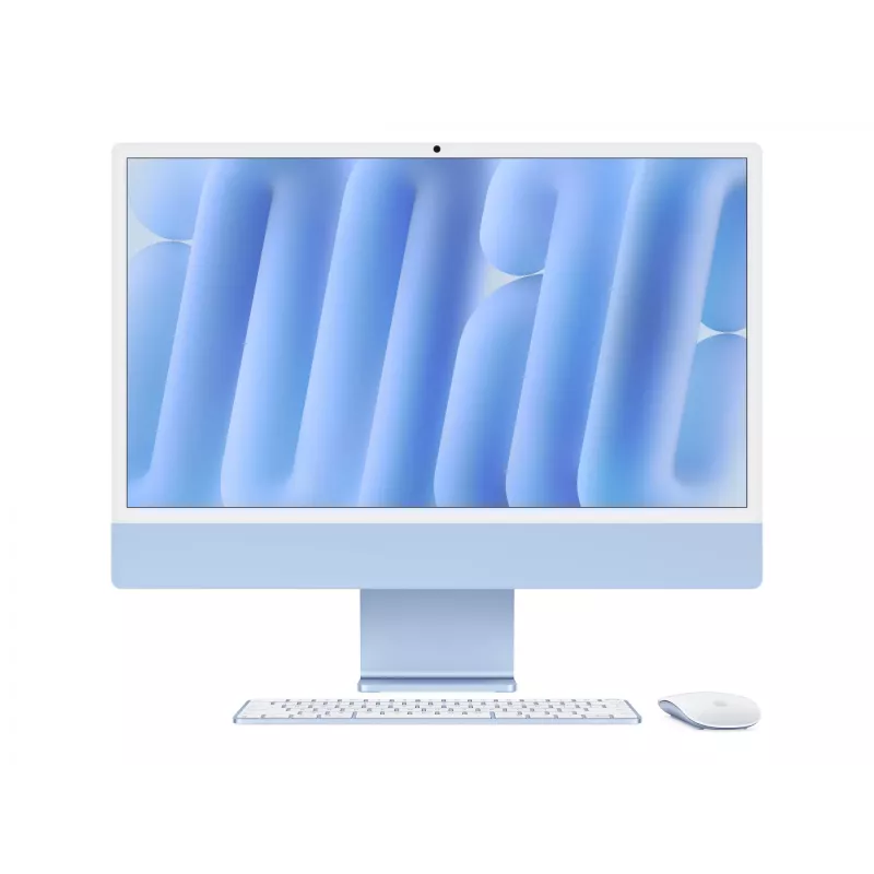 iMac 24 colių: M4 10/10, 16 GB, 512 GB SSD – mėlyna