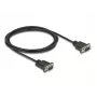 DeLOCK Serial Cable RS-232 D-Sub9 vyriškas į vyrišką 2 m juodas