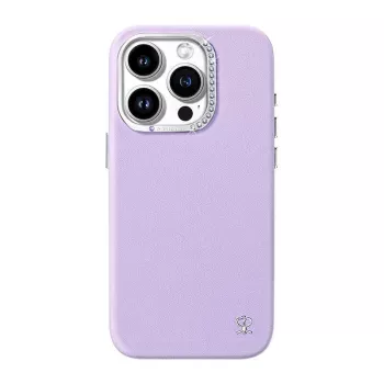 Apsauginis dėklas telefonui Joyroom PN-15F1 iPhone 15 Pro, plonas, purpurinis, tikslus prigludimas
