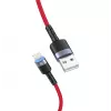 USB–Lightning duomenų laidas Tellur, 3A, 1,2 m, LED indikatorius, raudonas