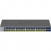 NETGEAR GS752TXP 52 prievadų PoE Gigabit/10G krovimo išmanusis jungiklis
