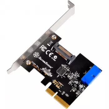 Silverstone SST-ECU04-E – 4 prievadų USB 3.0 valdiklio kortelė