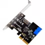 Silverstone SST-ECU04-E – 4 prievadų USB 3.0 valdiklio kortelė