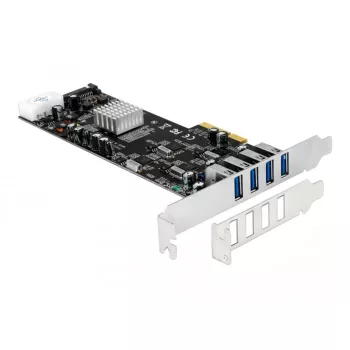 DeLOCK 89365 vidinė sąsajos plokštė, USB 3.2 Gen 1, PCIe, 4 išoriniai prievadai