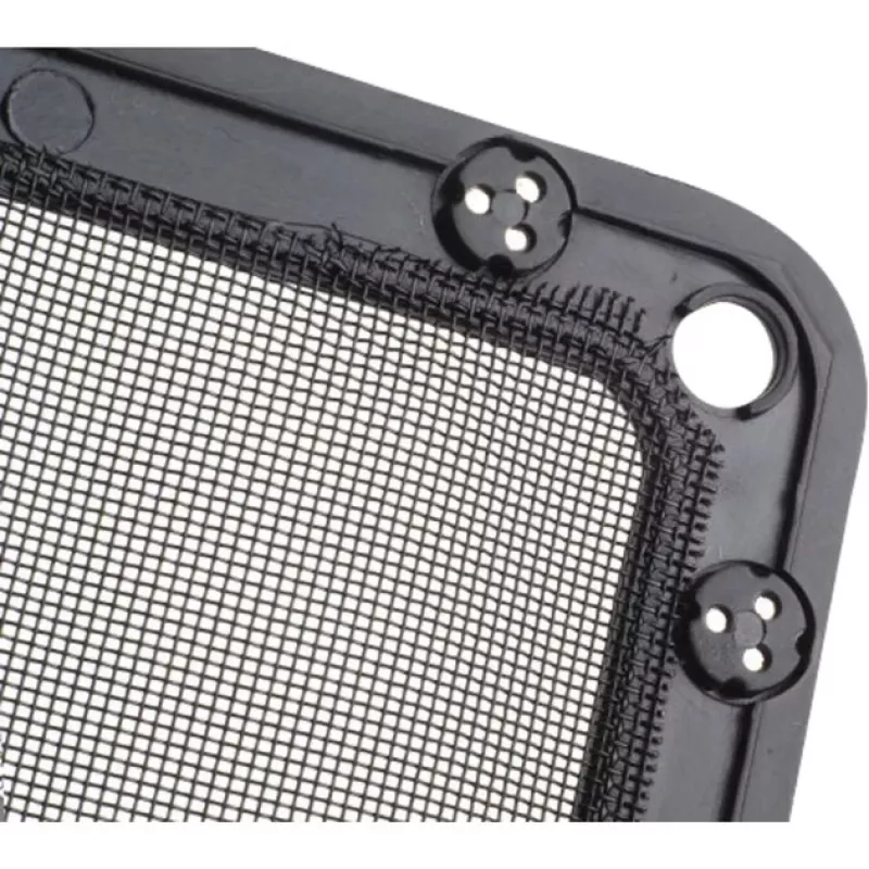 SilverStone FF141B 140 mm dulkių filtras su ventiliatoriaus grotelėmis, juodas