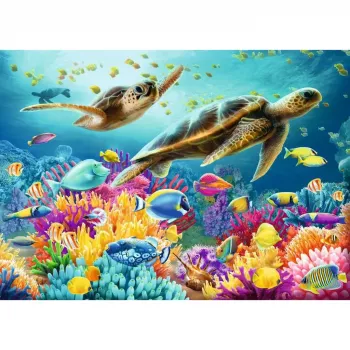 Ravensburger Blue Underwater World 1000 dalių dėlionė suaugusiems ir paaugliams