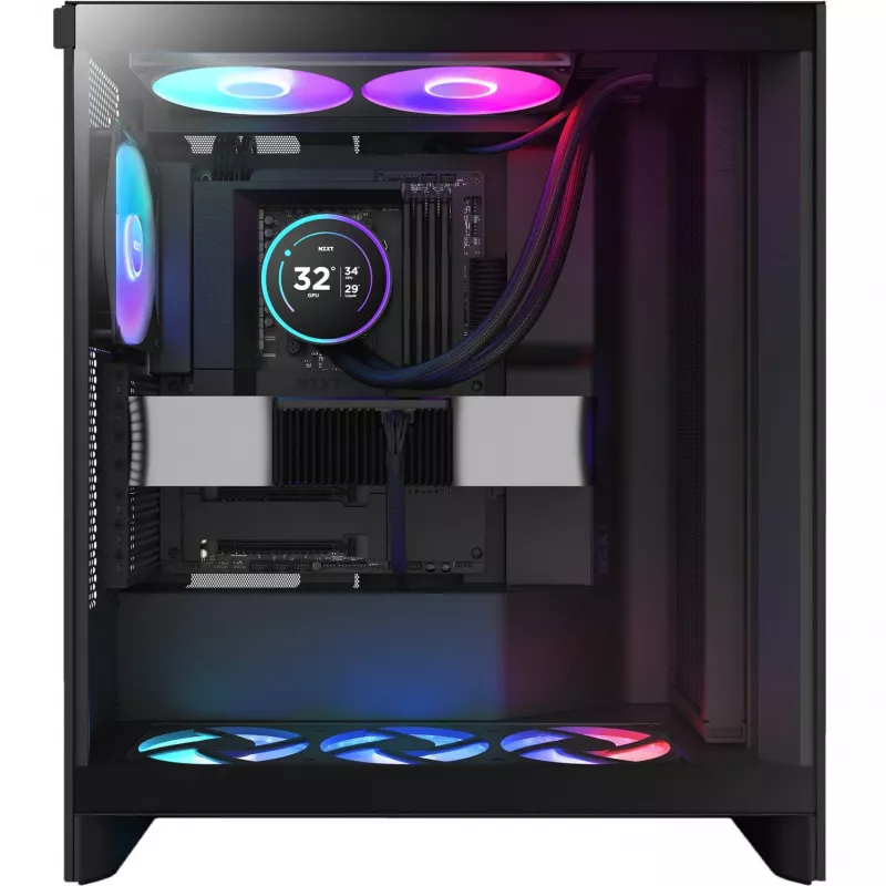 NZXT Kraken Elite 420 RGB 420 mm skysčio aušinimo sistema juoda