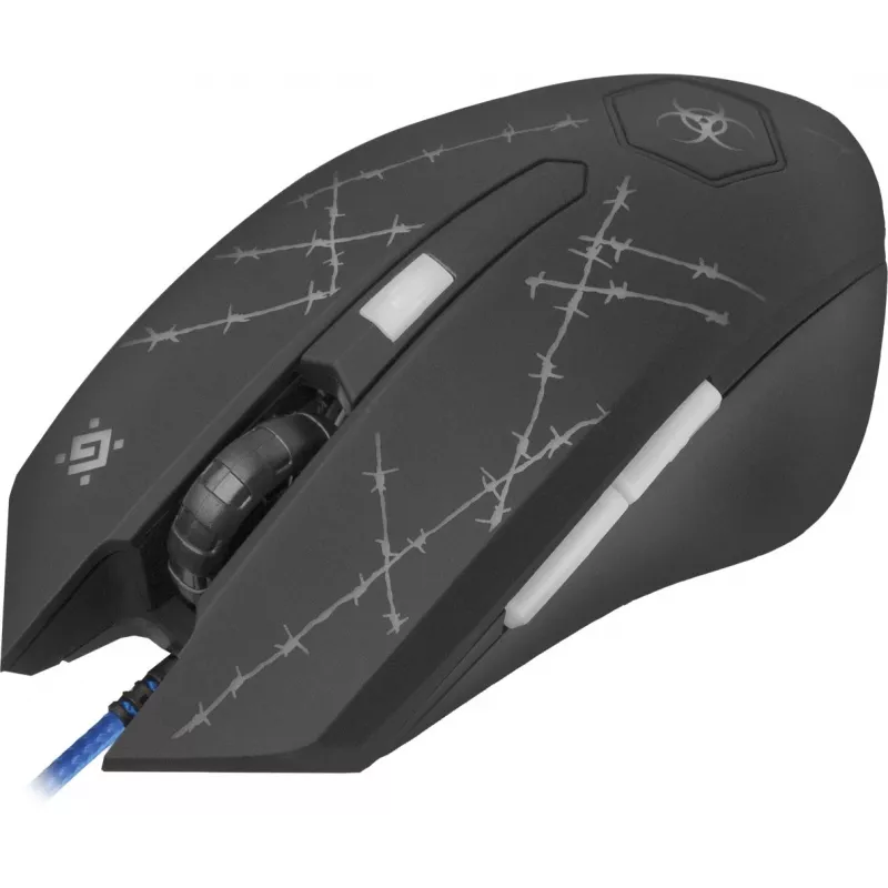 Defender Forced GM-020L žaidimų pelė, ambidekstrinė, USB Type-A, optinė, 3200 DPI