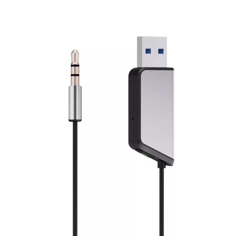 Savio TR-16 Bluetooth siųstuvas AUX adapteris su laisvų rankų funkcija, Bluetooth 5.3, Google Assistant/Siri