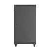 Stovo spinta LANBERG FF01-6222-12B 22U 600x1200 mm juoda su stiklinėmis priekinėmis ir galinėmis durelėmis