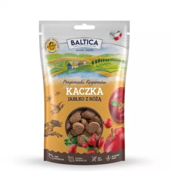 BALTICA regional treats Antis su obuoliu ir rože – šunų skanėstas – 100g