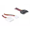 SATA maitinimo Y laidas DeLOCK 65227 0,3 m