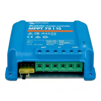 Saulės baterijų valdiklis BlueSolar PWM-LCD&USB 12/24V 10A Victron Energy