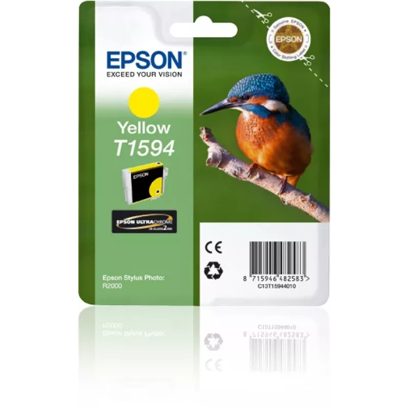 Kasetė EPSON T1594 17 ml UltraChrome Hi-Gloss2 Geltona