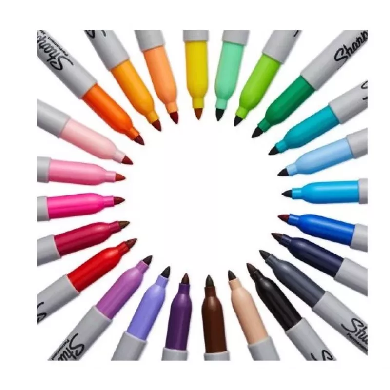 Sharpie permanentinis žymeklis Fine 18 vnt. įvairiaspalviai