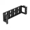 Patch panel DeLOCK 86517 juodas metalas plastikas montavimui ant sienos