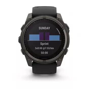 Garmin fenix 8 3.56 cm (1.4) 51 mm Skaitmeninis 280 x 280 pikselių Liečiamas ekranas Titanas Wi-Fi GPS (palydovas)