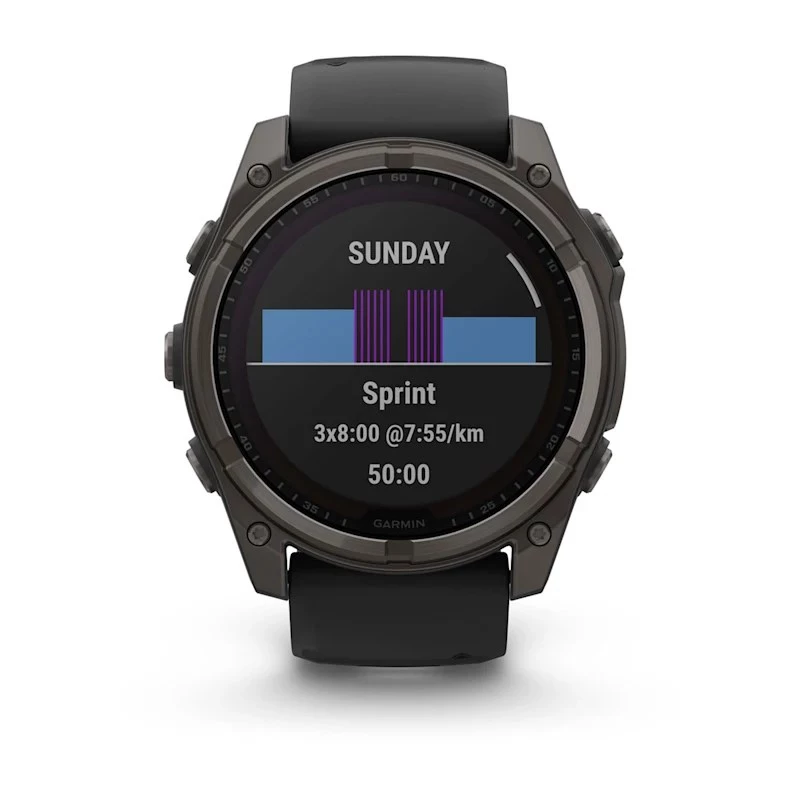 Garmin fenix 8 3.56 cm (1.4) 51 mm Skaitmeninis 280 x 280 pikselių Liečiamas ekranas Titanas Wi-Fi GPS (palydovas)
