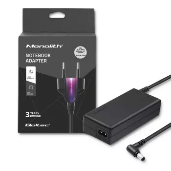 Maitinimo adapteris nešiojamam kompiuteriui Qoltec 65W 3.42A 19V 5.5x2.5 50068.65