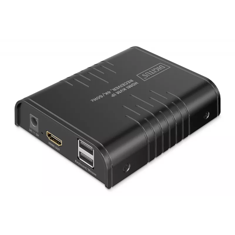 Digitus HDMI KVM IP imtuvas 4K/60Hz laidinis 200m
