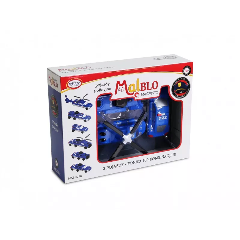 Policijos mašinų rinkinys Popular Playthings Mix or Match Vehicles Police