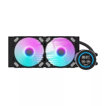 Vandens aušintuvas Darkflash DN-D240 240mm juodas