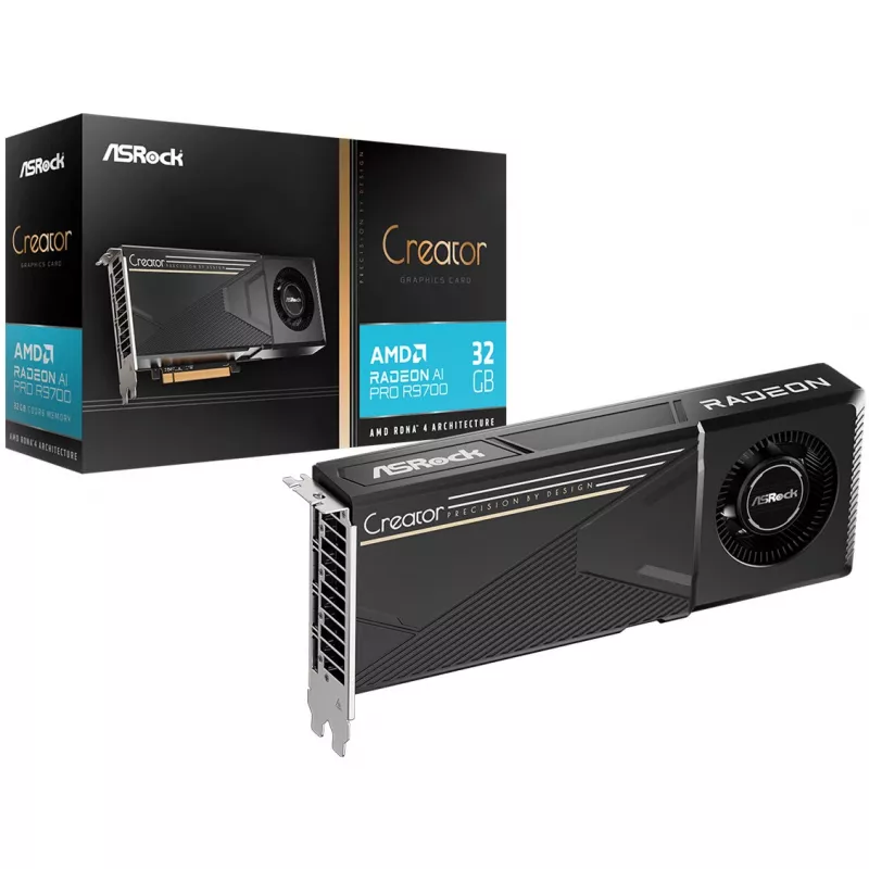 ASRock Creator R9700 CT 32G vaizdo plokštė