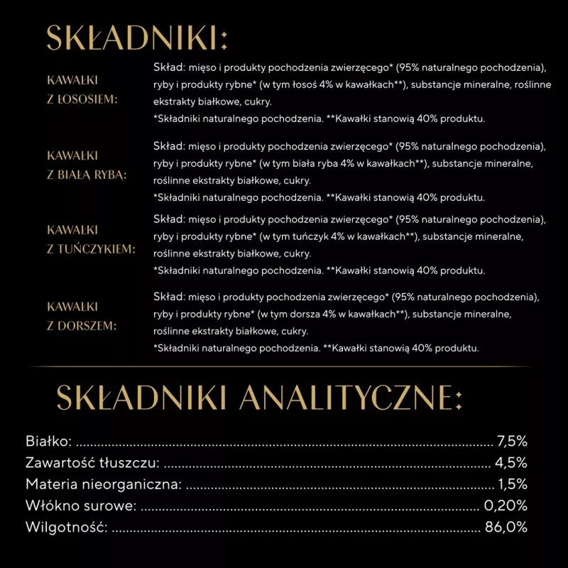 Šlapias kačių ėdalas Sheba Moist 80 g — suaugusioms katėms, žuvų mišinys: menkė, lašiša, tunas, baltosios žuvys