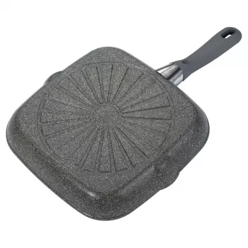 Grilių keptuvė BALLARINI 75002-941-0 kvadratinė pilka 28 cm