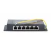 PoE įpurškiklis Extralink Gigabit 6 prievadų 6x 1000Mb/s RJ45
