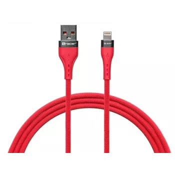 Kabelis USB A-Lightning 1m Raudonas
