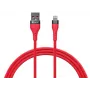 Kabelis USB A-Lightning 1m Raudonas