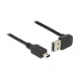 USB laidas DeLOCK 2m USB 2.0-A į Mini-USB B juodas 83544