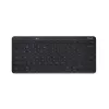 Trust Lyra universali belaidė klaviatūra RF + Bluetooth, QWERTY JAV anglų, juoda