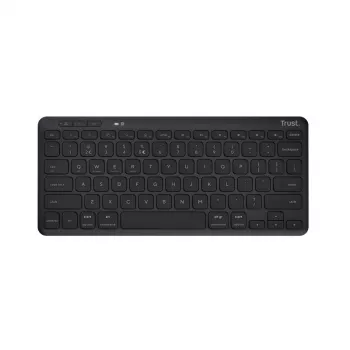 Trust Lyra universali belaidė klaviatūra RF + Bluetooth, QWERTY JAV anglų, juoda