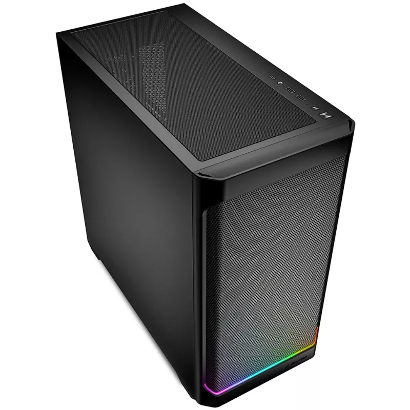 Sharkoon MK4 RGB Strip Micro Tower juodas