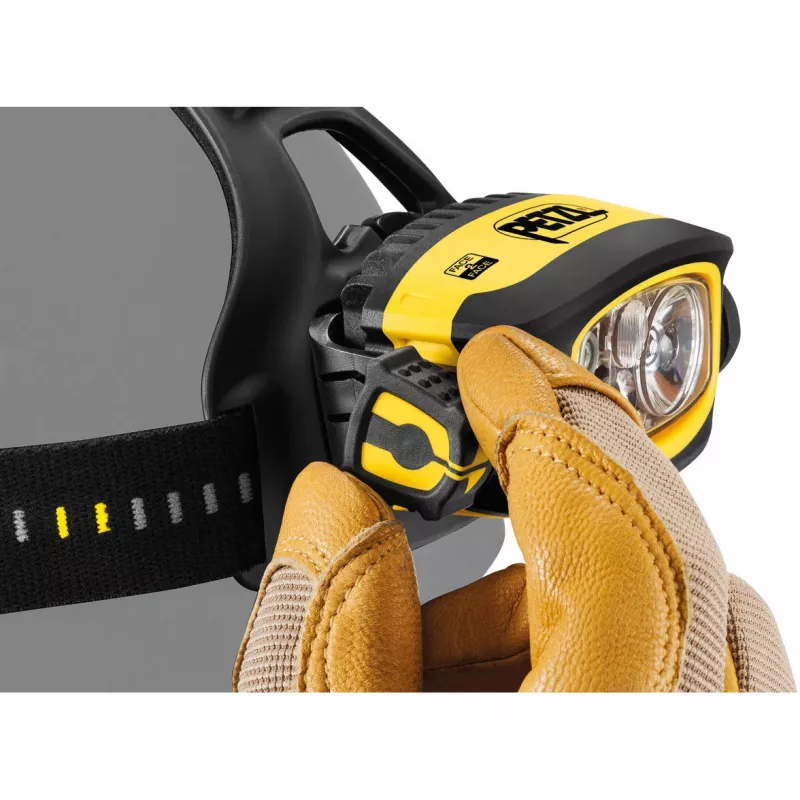 Priekinė lemputė Petzl Duo S Juoda Geltona