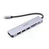 USB-C HUB Unitek 7v1 Aliuminis PD 100W 5 Gbps – kelių prievadų adapteris su Power Delivery